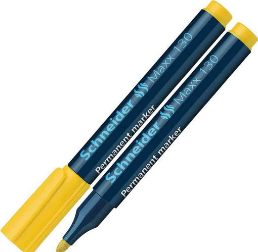 Picture of SCHNEIDER PERMANENT MARKER BULLET YELLOW